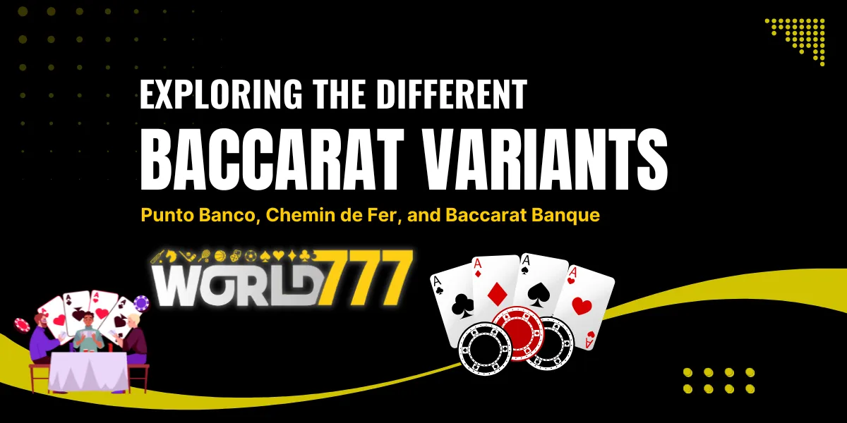 exploring the different baccarat variants chemin de fer and baccarat banque