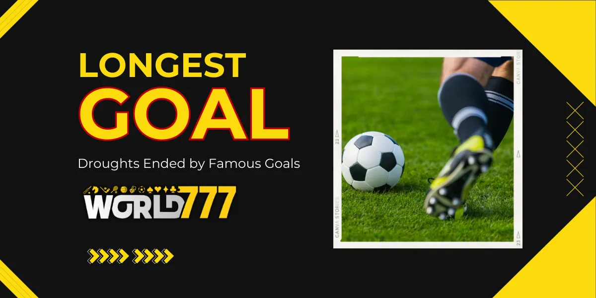 longest goal droughts ended by famous goals